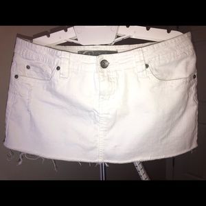 White Refuge Jean skirt
